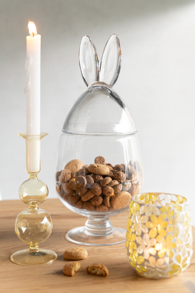 Pot Konijn Glas Transparant Groot