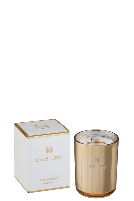 Geurkaars Excellent Golden Honey Gold Small-50Hours