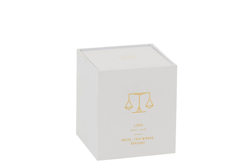Geurkaars Astro Libra Wit-50H