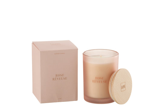 Geurkaars Accords Essentiels Rose Rêveuse-38H