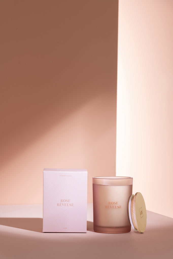 Geurkaars Accords Essentiels Rose Rêveuse-38H