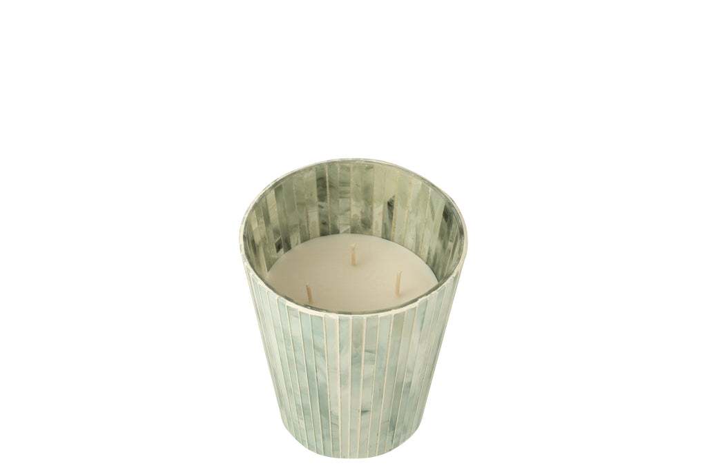 Geurende Kaars Noa Seaside Bliss Lichtblauw Groot-75 Uur