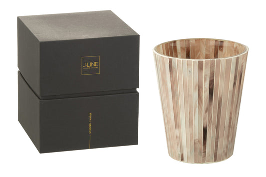 Geurende Kaars Noa Tender Rose Pink Groot-75 Uur