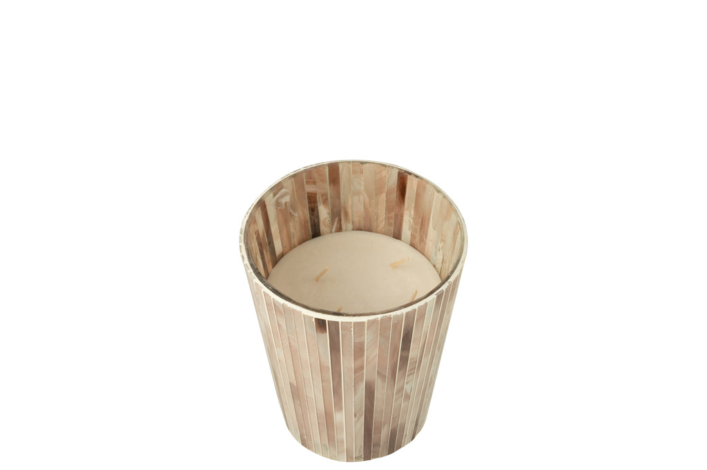 Geurende Kaars Noa Tender Rose Pink Groot-75 Uur