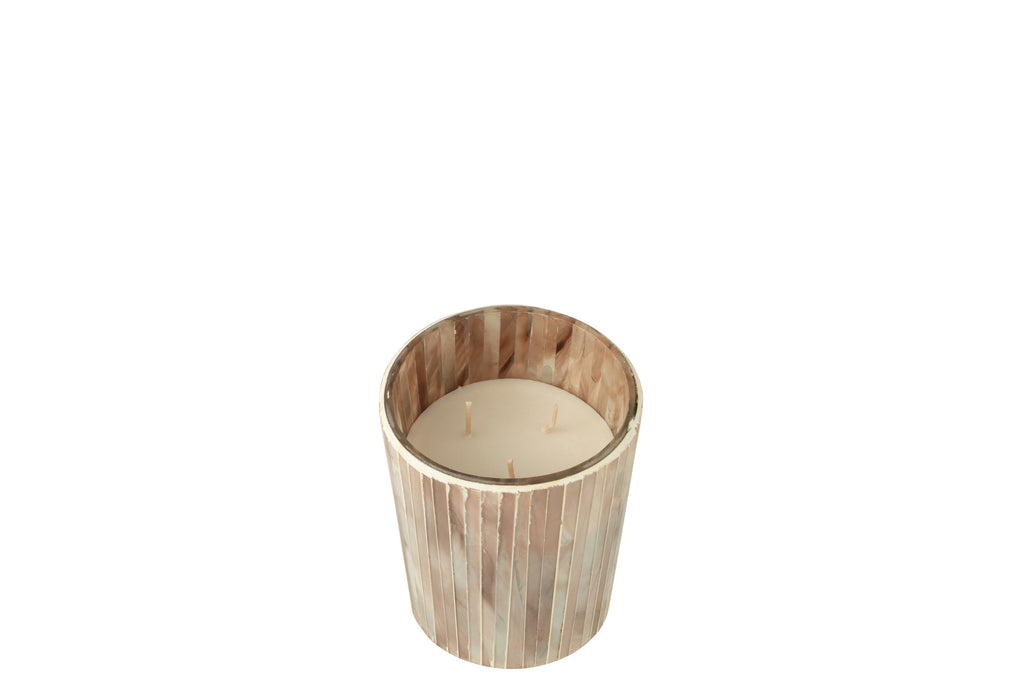 Geurende Kaars Noa Tender Rose Pink Medium-55 Uur