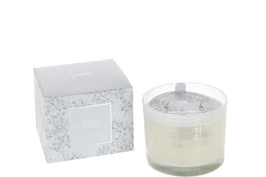 Geurkaars White Gardens Wit Small-30U