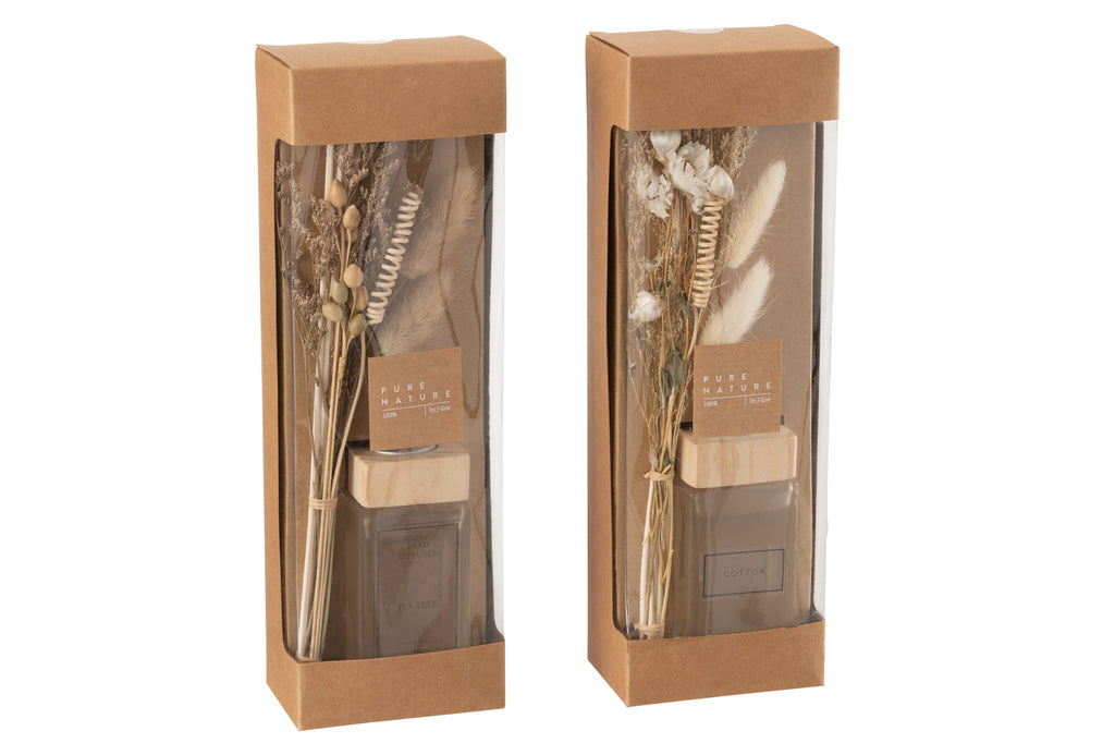 Geurolie + Bloemen Takken Natuurlijk Assortiment Van 2