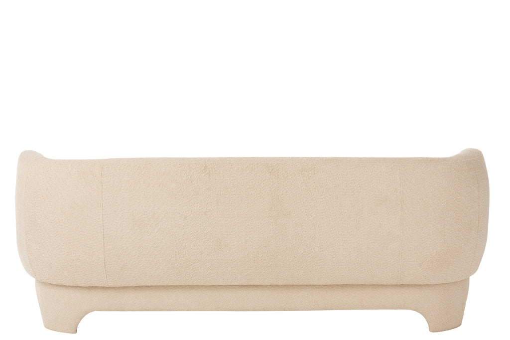 Zitting 2/3-persoons Gebreid Textiel/Hout Wit