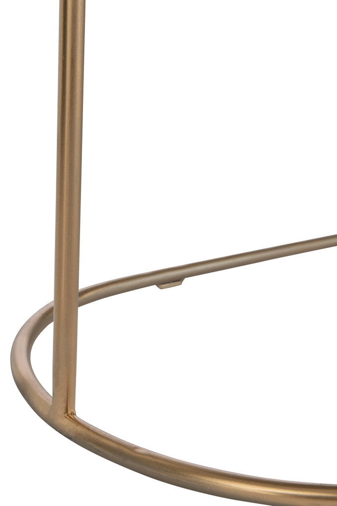Plank 3 Planken+Curve Deco Metaal Goud