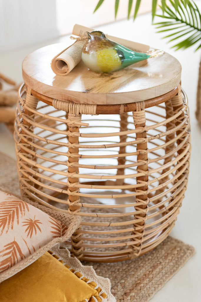 Bijzettafel Ana Rotan Naturel