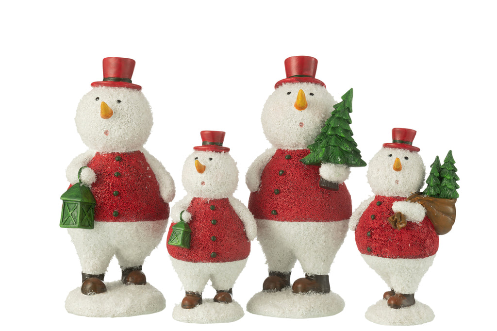 Sneeuwmanboom + Lantaarn Harsmix Grote Assortiment Van 2