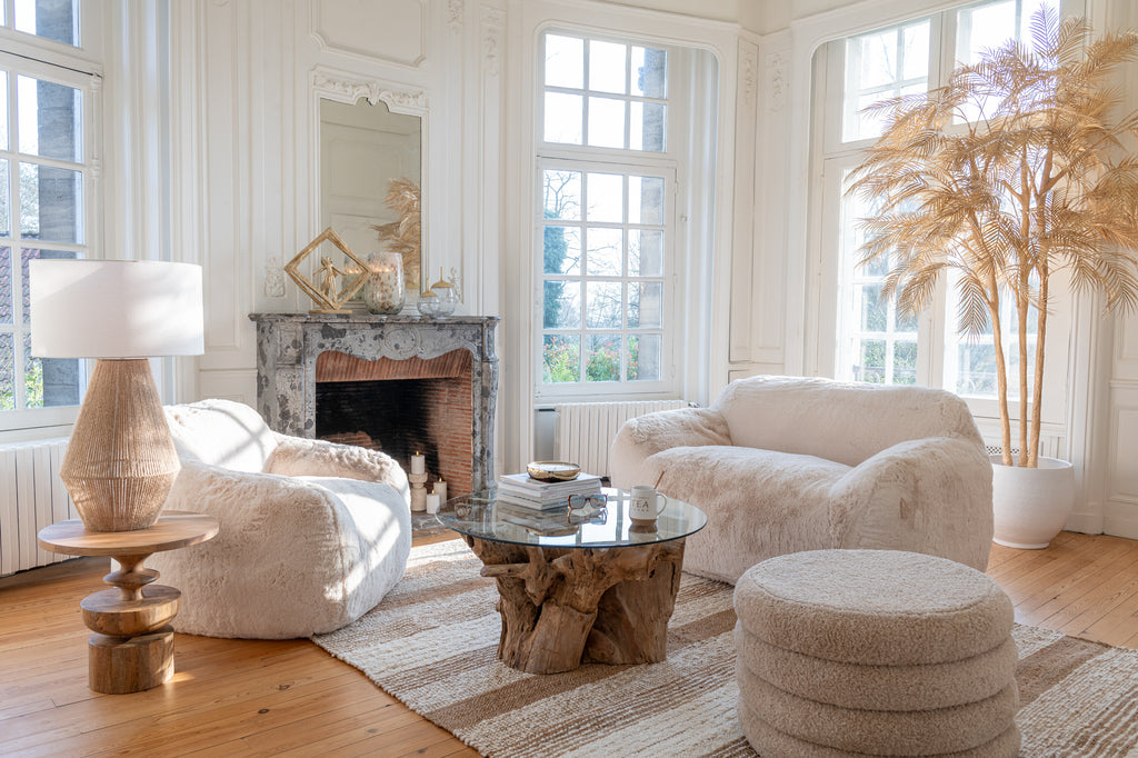 Sofa Cutie Polyester Crème Groot