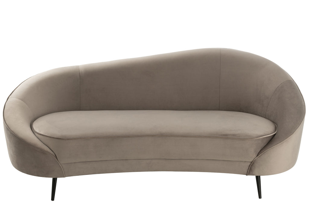 Sofa Elisabeth Textiel Zilver