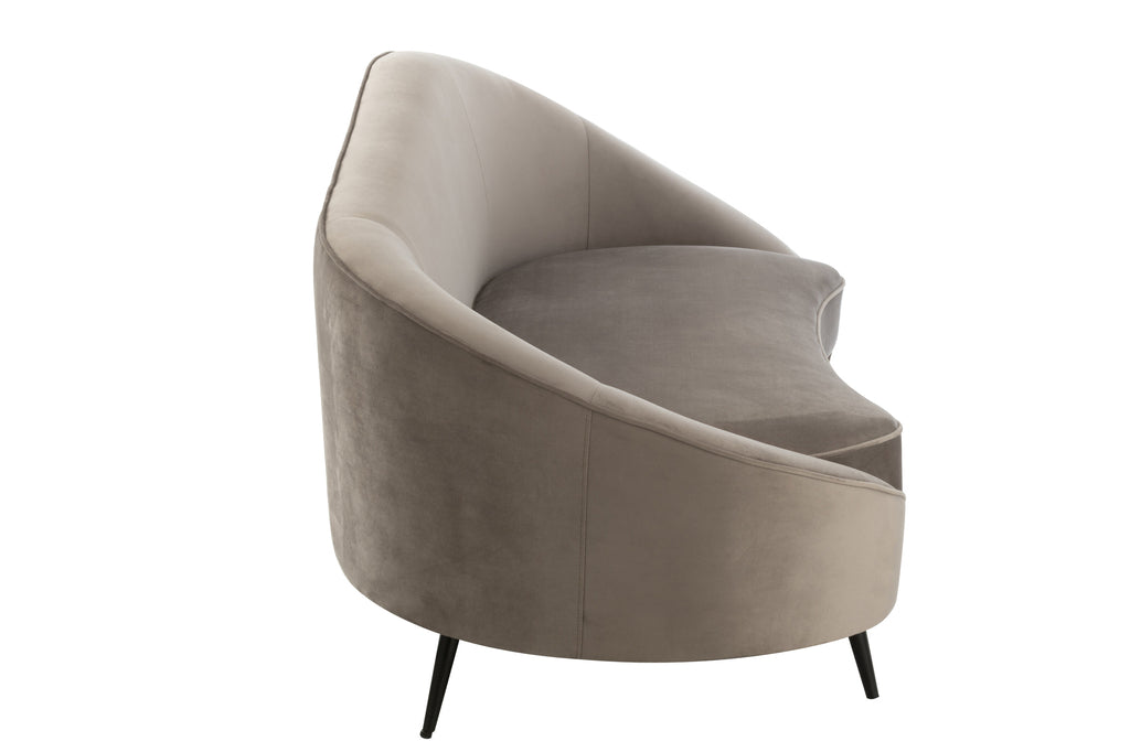 Sofa Elisabeth Textiel Zilver