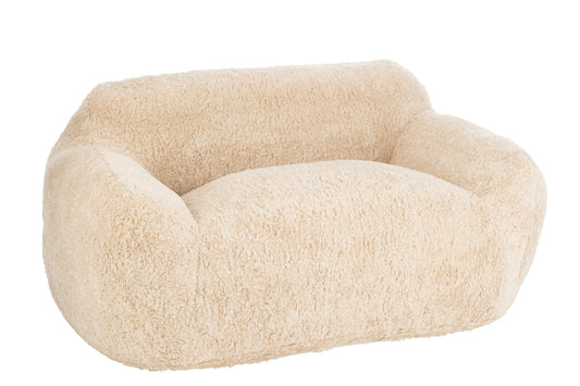 Sofa Shearl Polyester Crème Groot