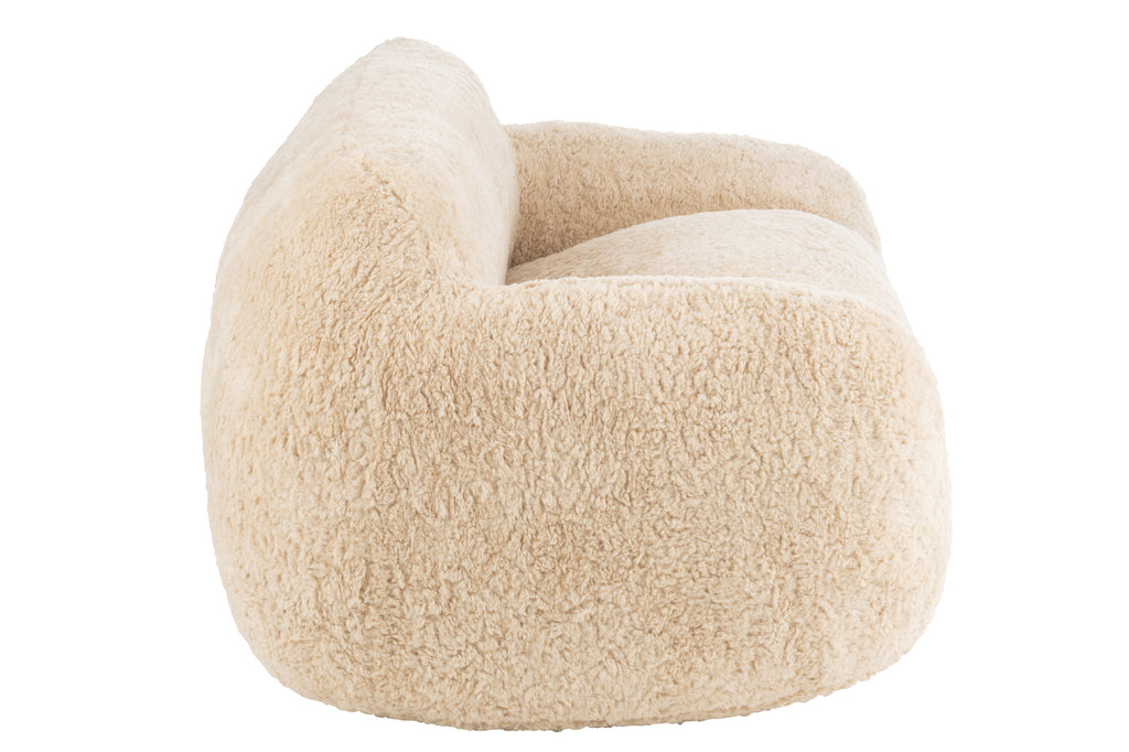 Sofa Shearl Polyester Crème Groot
