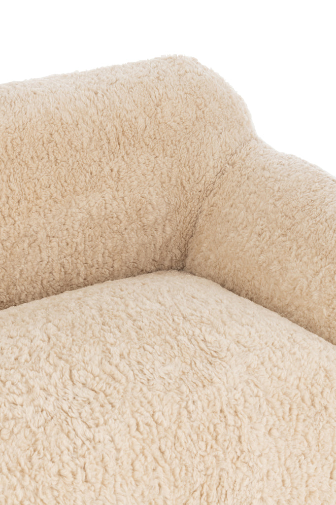 Sofa Shearl Polyester Crème Groot