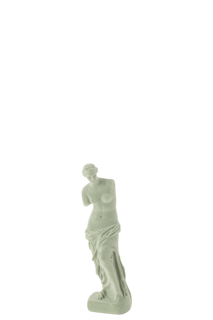 Beeld Griekse Dame Hars Fluweel Munt