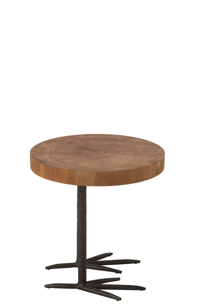 Krukje Eend Mdf/IJzer Natuurlijk Zwart