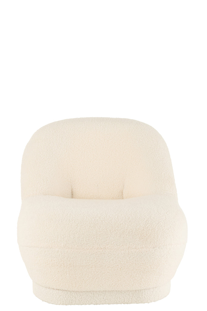 Krukje Teddy Bouclé Wit