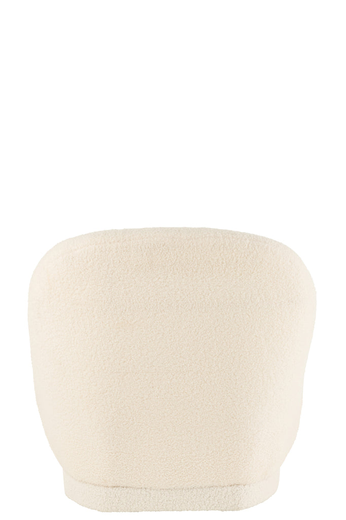 Krukje Teddy Bouclé Wit