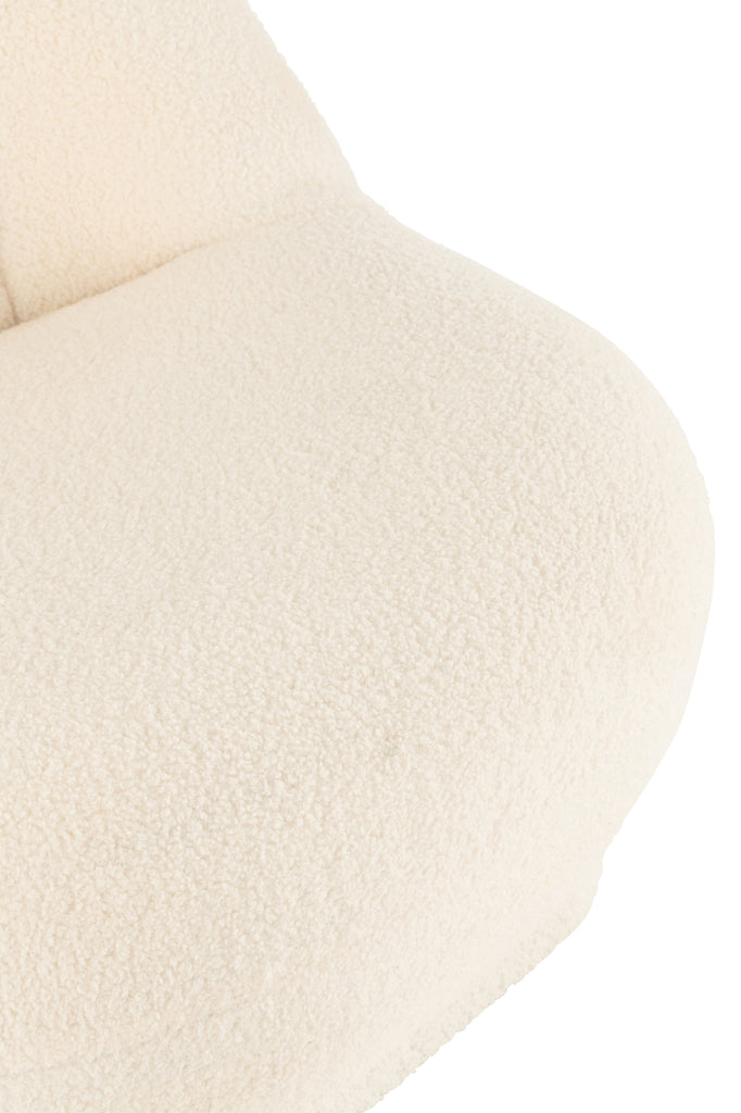 Krukje Teddy Bouclé Wit