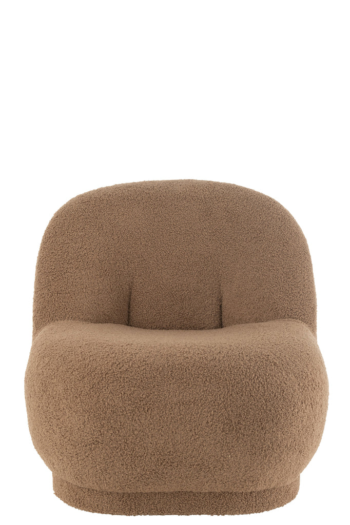 Krukje Teddy Fluweel Wit Bruin