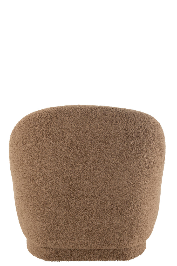 Krukje Teddy Fluweel Wit Bruin