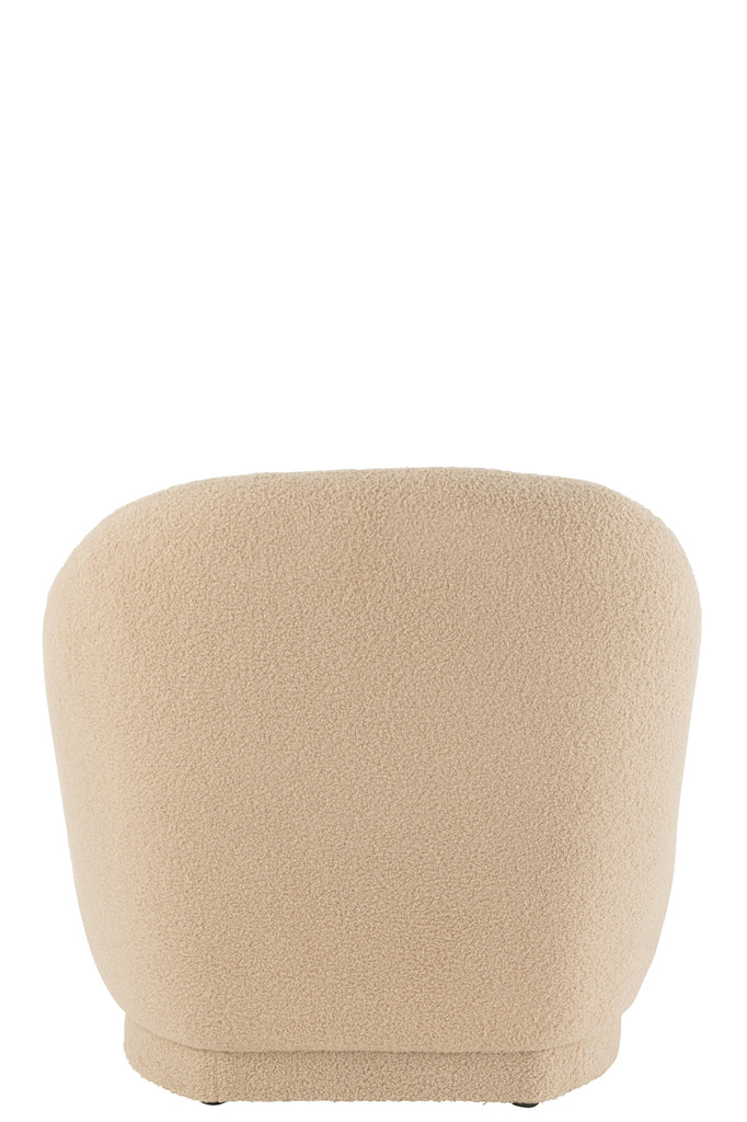 Krukje Teddy Fluweel Wit Warm Beige