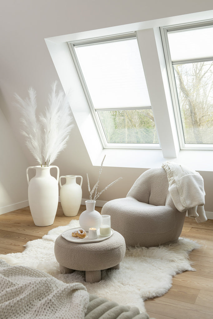 Krukje Teddy Fluweel Wit Warm Beige