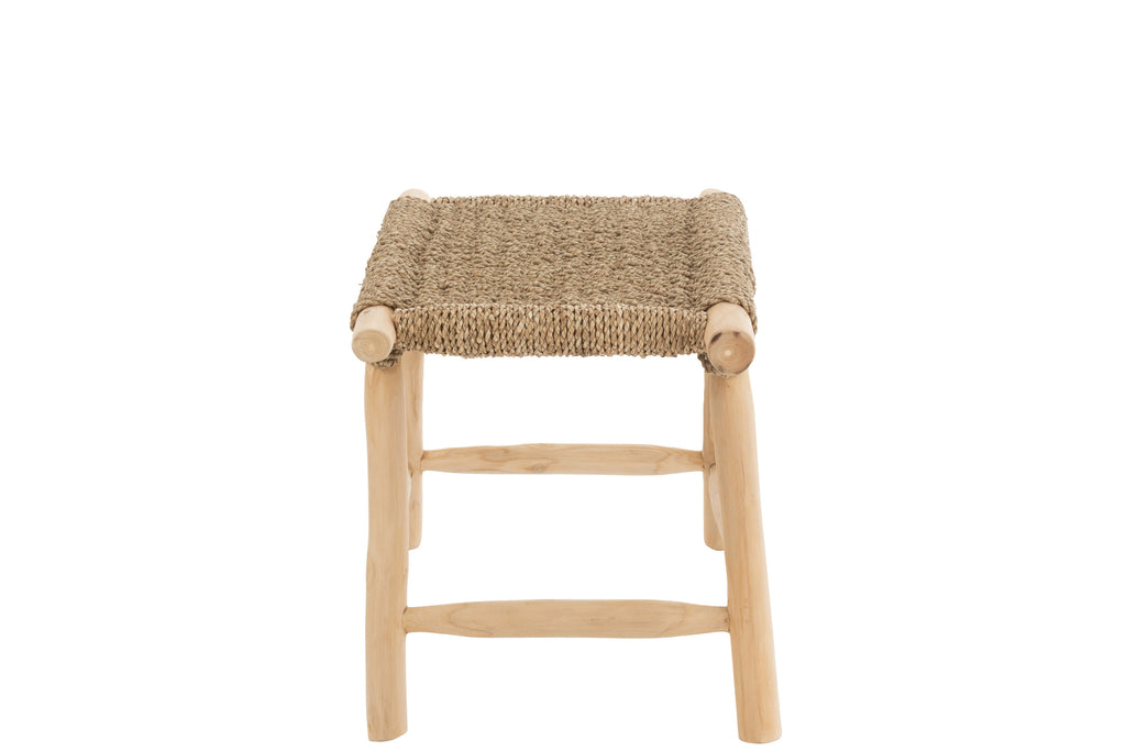 Kruk Timo Gras/Teakhout Naturel Groot