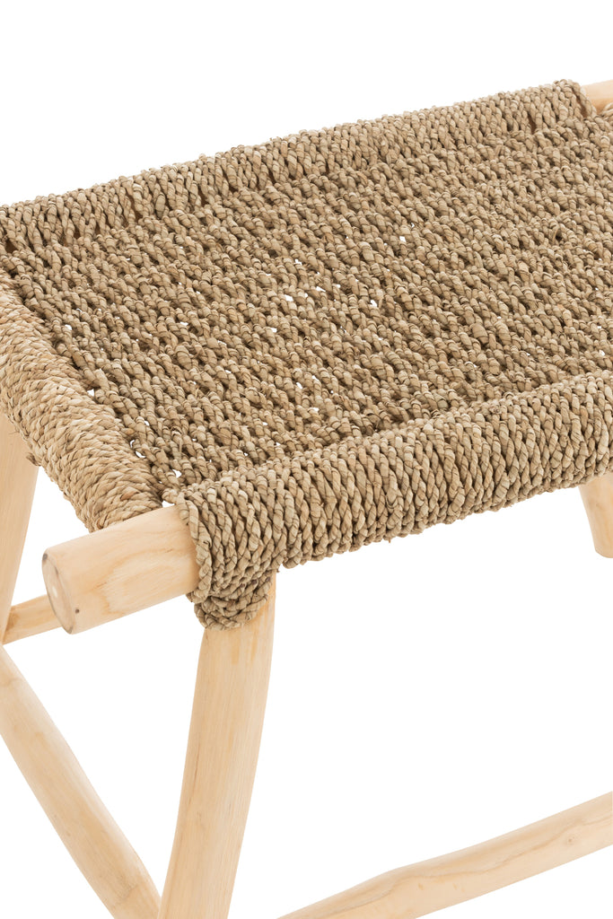 Kruk Timo Gras/Teakhout Naturel Groot