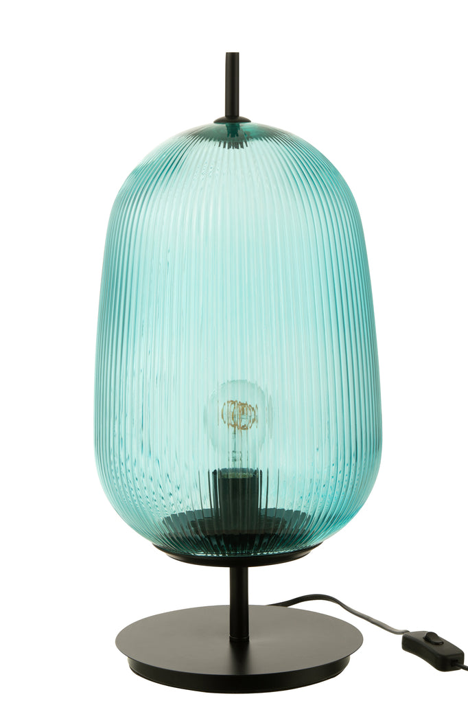 Tafellamp Oasis Glas Blauw Groot