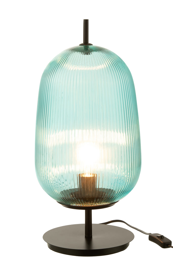 Tafellamp Oasis Glas Blauw Groot