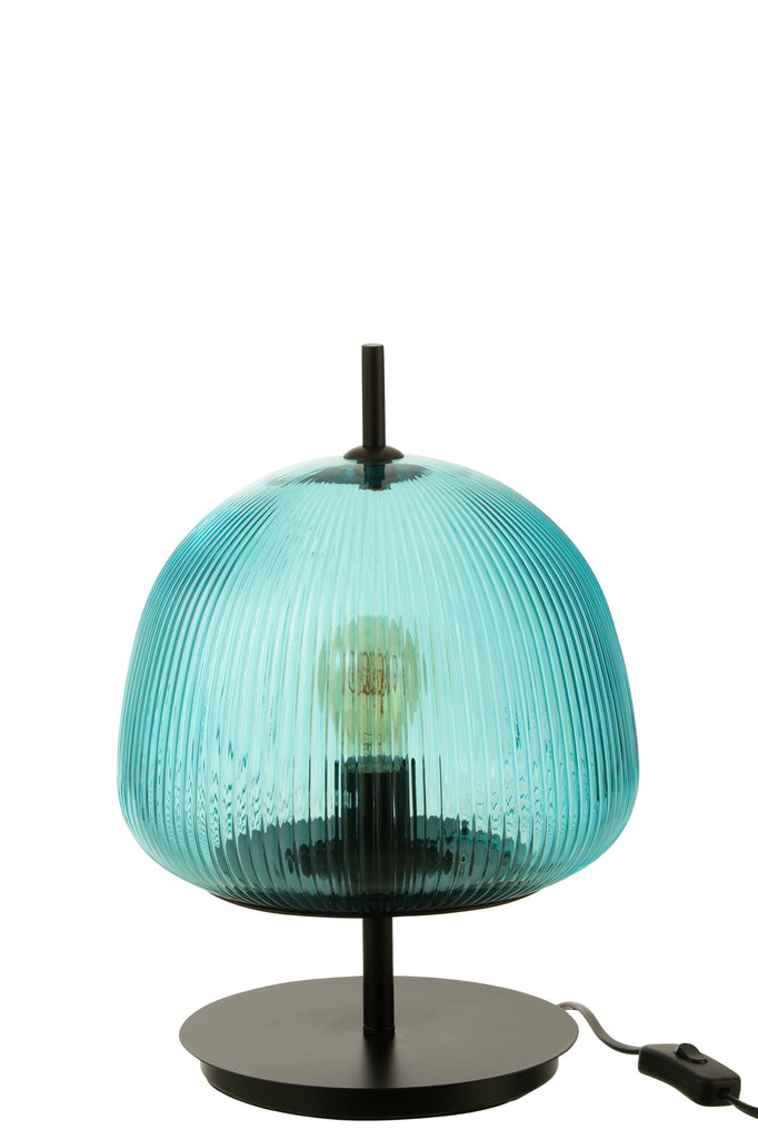 Tafellamp Oasis Glas Blauw Klein