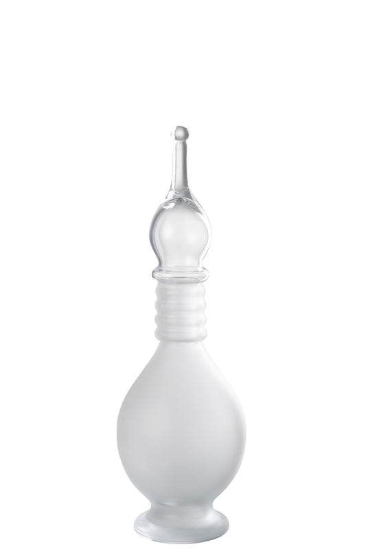 Vaas+Cap Phial Deco Joe Glas Transparant Medium