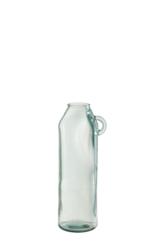 Vaas Handvat Cilinder Gerecycled Glas Groot