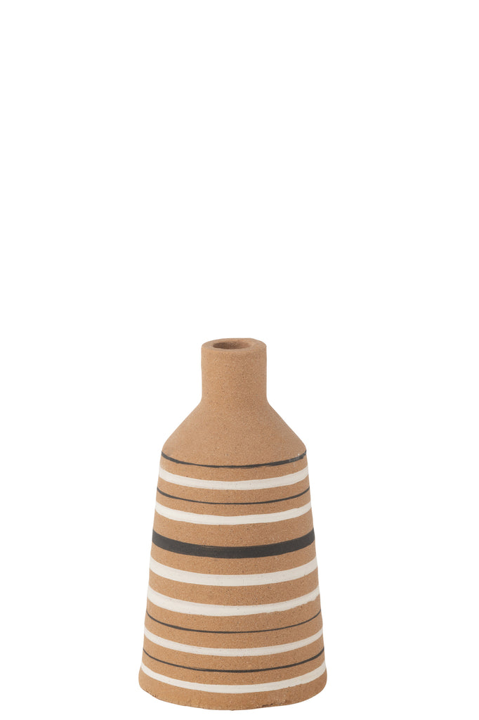 Vaas Tukano Stripes Terra Bruin/Zwart/Wit Medium