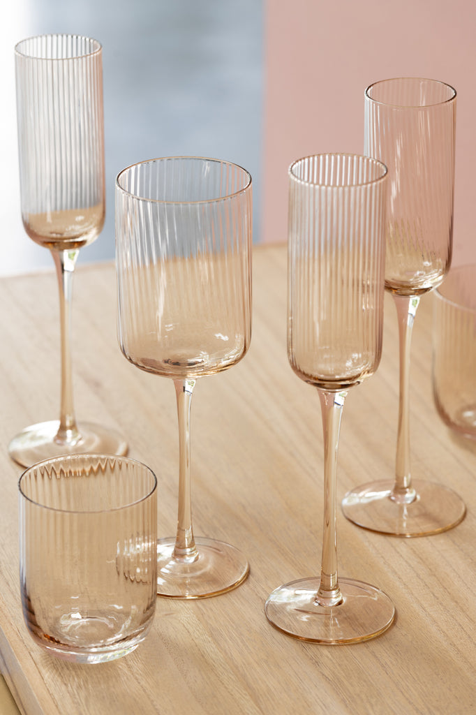 Verre A Eau Kyle Verre Ambre