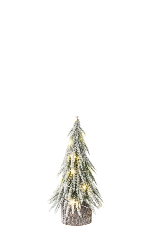 Kerstboom A+Led Plastic Sneeuwgroen Klein