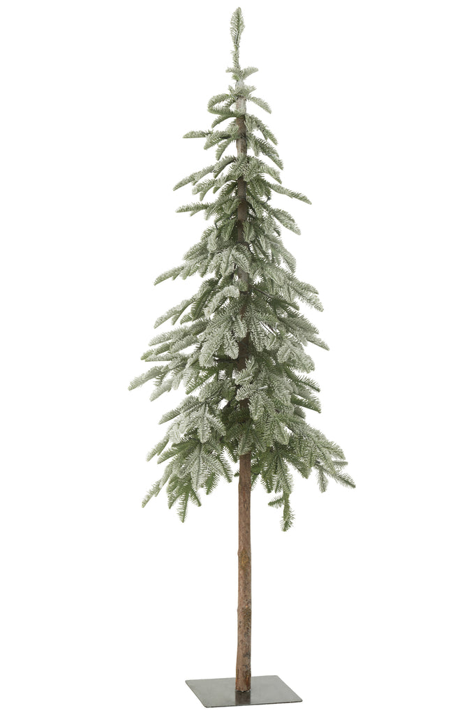 Kerstboom C+Led Plastic Sneeuwgroen Groot