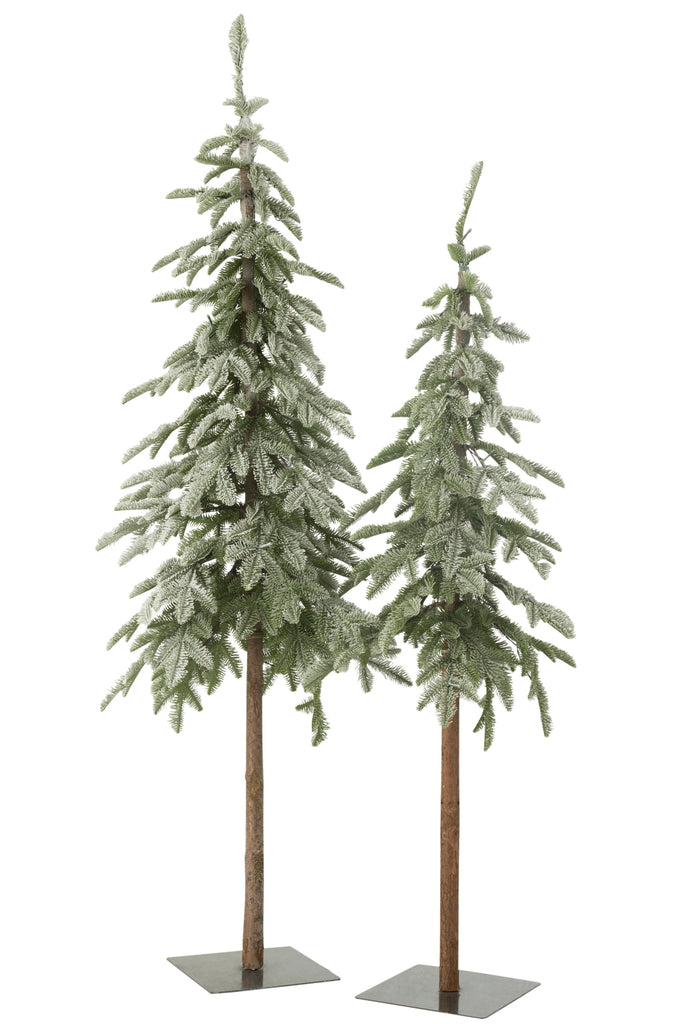 Kerstboom C+Led Plastic Sneeuwgroen Groot
