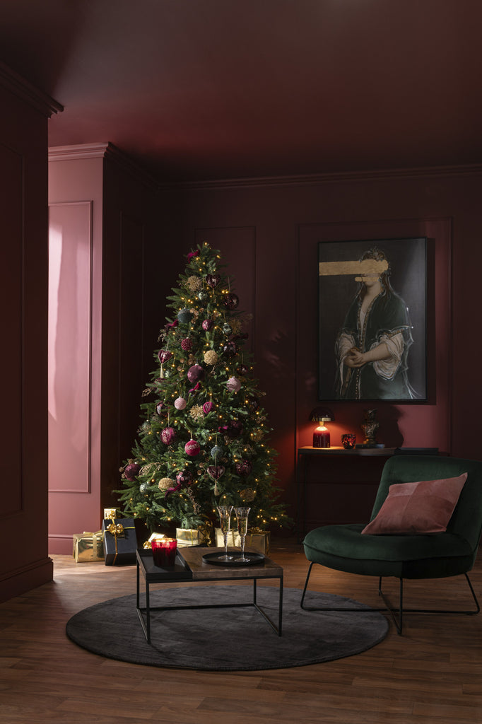 Kerstboom+Leds Extra Plastic Groen
