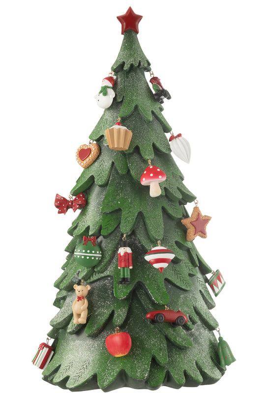 Kerstboomversieringen Harsmix Groot