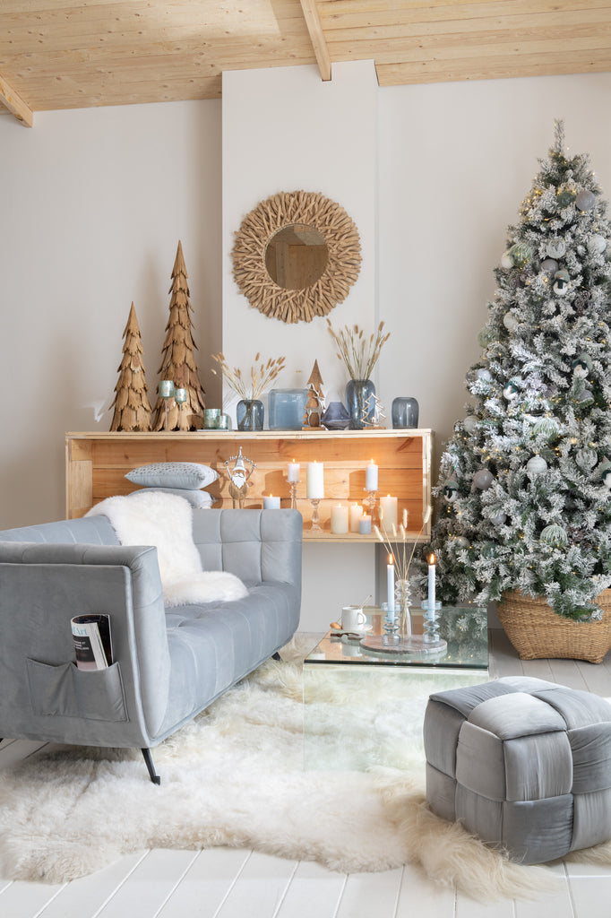 Kerstboom Plastic Sneeuwgroen Groot