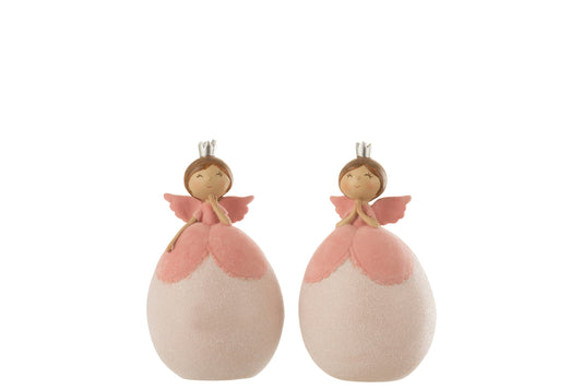 Angel Ball Poly Roze Klein Assortiment Van 2