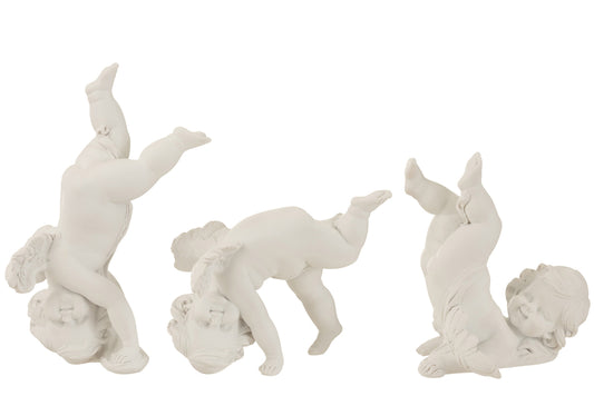 Angel Gymnastics Poly Wit Groot Assortiment Van 3