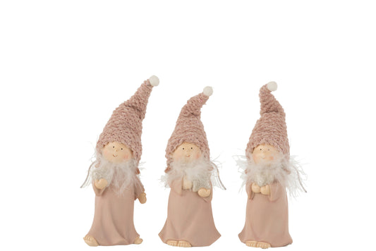 Angel Porz Roze Klein Assortiment Van 3