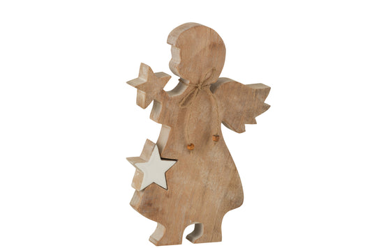 Angel Star Mangohout White Wash/Wit Groot