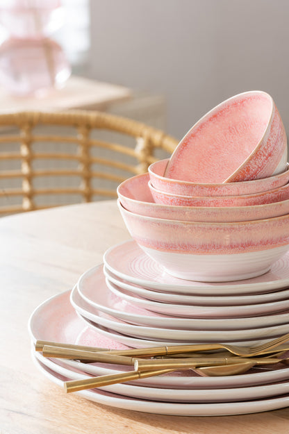 Kom Lara Porselein Zalm Klein